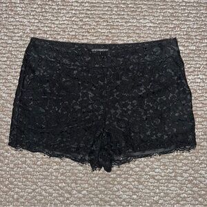 Black Lace Shorts